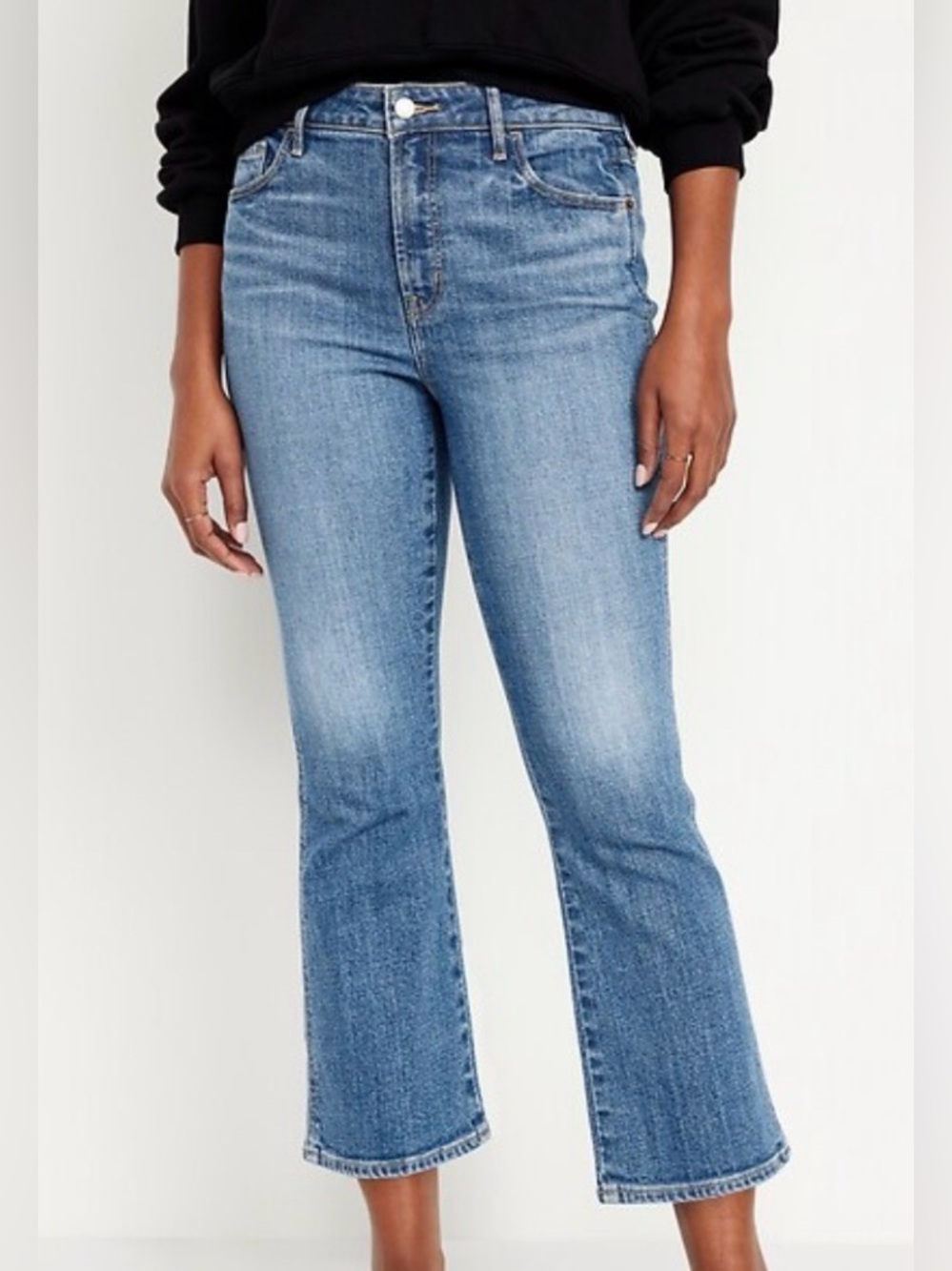 Old navy petite flare higher high rise